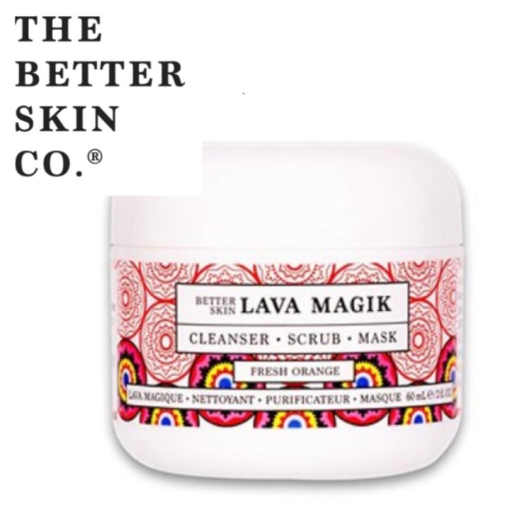 NEW!  The Better Skin Company Lava Magik - Hydrating Face Cleanser/Face Scrub